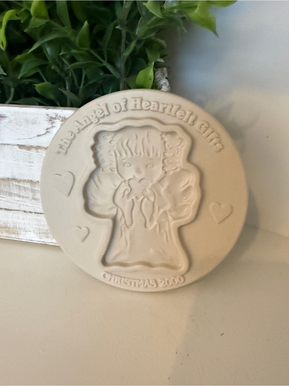 Henn Workshops Angel of Heartfelt Gifts Christmas 2000 Cookie Mold 6”